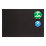 Quartet® Oval Office Fabric Bulletin Board, 36 X 24, Black freeshipping - TVN Wholesale