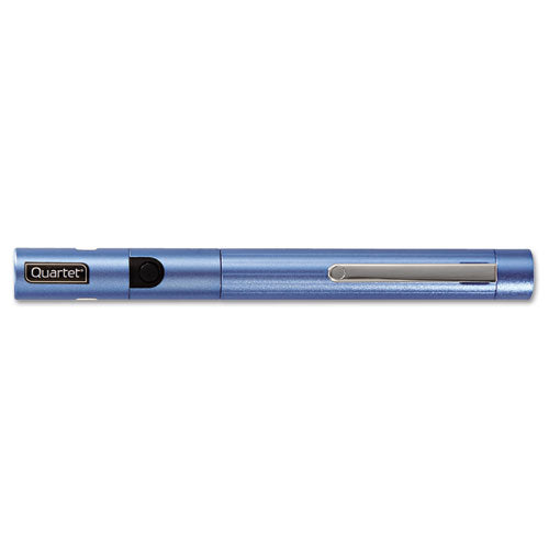 Quartet® Brilliant Green Laser Pointer, Class 2, Projects 1,640 Ft, Blue Barrel freeshipping - TVN Wholesale