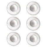 Quartet® Glass Magnets, Large, 0.45" Dia, Clear, 6-pack freeshipping - TVN Wholesale