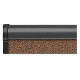 Quartet® Prestige Bulletin Board, Brown Graphite-blend Surface, 48 X 36, Aluminum Frame freeshipping - TVN Wholesale