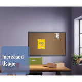 Quartet® Prestige Bulletin Board, Brown Graphite-blend Surface, 48 X 36, Aluminum Frame freeshipping - TVN Wholesale