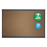 Quartet® Prestige Bulletin Board, Brown Graphite-blend Surface, 48 X 36, Aluminum Frame freeshipping - TVN Wholesale