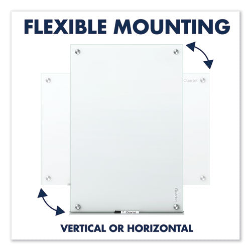 Quartet® Infinity Magnetic Glass Marker Board, 36 X 24, White freeshipping - TVN Wholesale