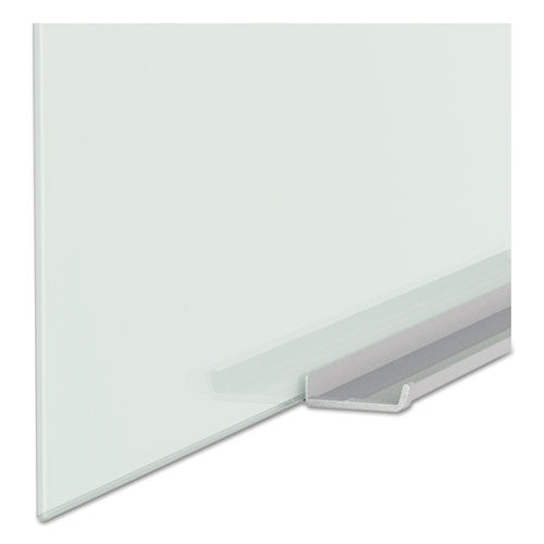 Quartet® Invisamount Magnetic Glass Marker Board, Frameless, 39" X 22", White Surface freeshipping - TVN Wholesale