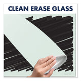 Quartet® Invisamount Magnetic Glass Marker Board, Frameless, 85" X 48", White Surface freeshipping - TVN Wholesale