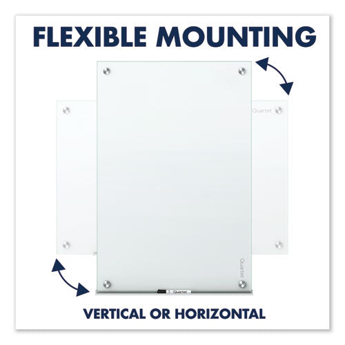 Quartet® Infinity Magnetic Glass Marker Board, 96 X 48, White freeshipping - TVN Wholesale