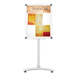 Quartet® Improv Lobby Clip-frame Pedestal Sign, 18 X 24 Frame, 54" High, Aluminum freeshipping - TVN Wholesale