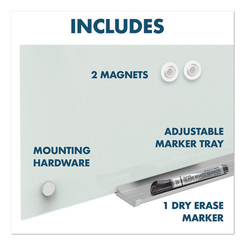 Quartet® Infinity Magnetic Glass Dry Erase Cubicle Board, 18 X 30, White freeshipping - TVN Wholesale