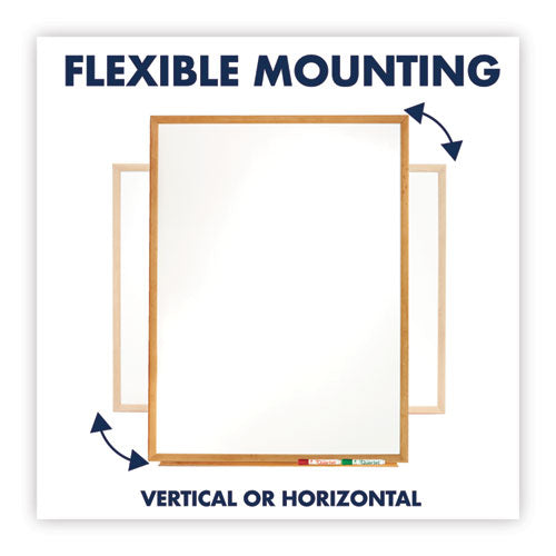 Quartet® Classic Series Total Erase Dry Erase Board, 48 X 36, Oak Finish Frame freeshipping - TVN Wholesale