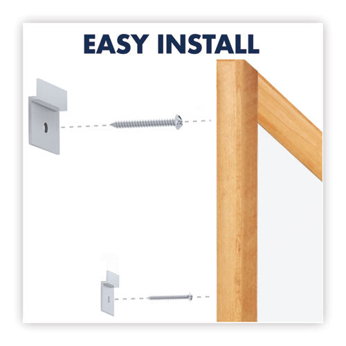 Quartet® Classic Series Total Erase Dry Erase Board, 48 X 36, Oak Finish Frame freeshipping - TVN Wholesale