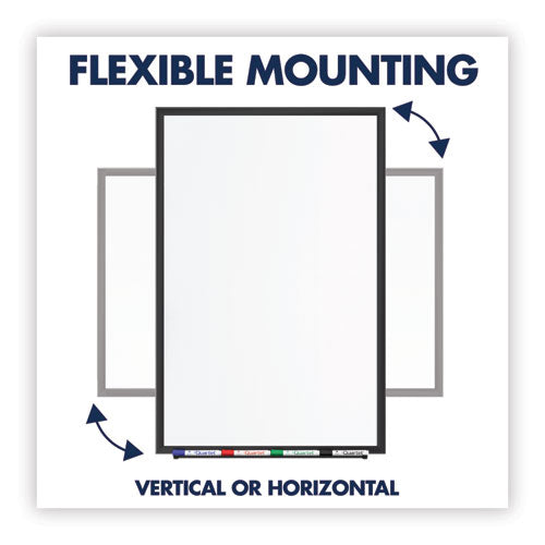 Quartet® Classic Series Nano-clean Dry Erase Board, 60 X 36, Black Aluminum Frame freeshipping - TVN Wholesale