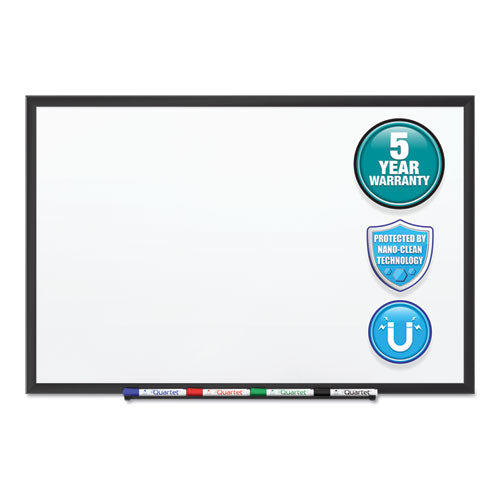 Quartet® Classic Series Nano-clean Dry Erase Board, 96 X 48, Black Aluminum Frame freeshipping - TVN Wholesale