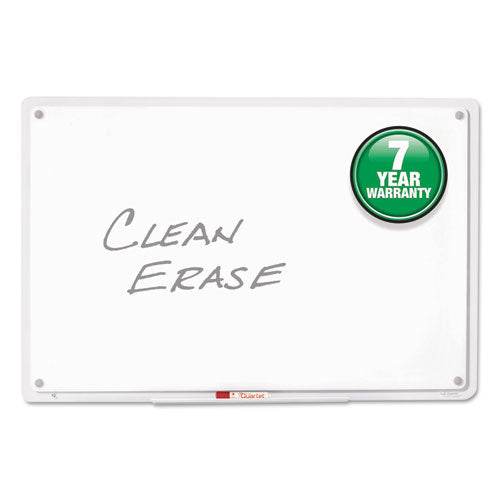 Quartet® Iq Total Erase Board, 49 X 32, White, Clear Frame freeshipping - TVN Wholesale
