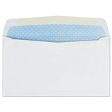 Quality Park™ Business Envelope, #6 3-4, Commercial Flap, Gummed Closure, 3.63 X 6.5, White, 500-box freeshipping - TVN Wholesale