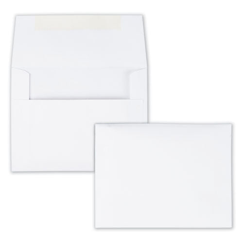Quality Park™ Greeting Card-invitation Envelope, A-2, Square Flap, Redi-strip Closure, 4.38 X 5.75, White, 100-box freeshipping - TVN Wholesale