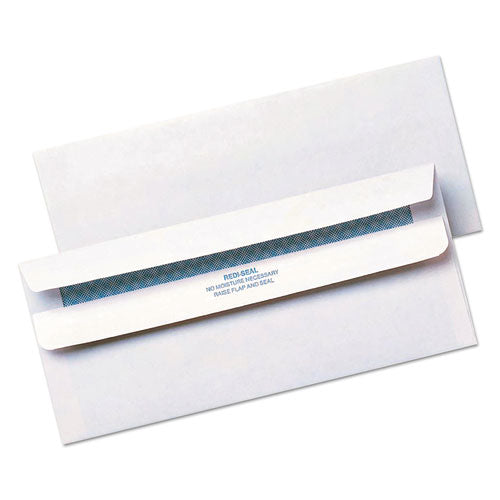 Quality Park™ Redi-seal Envelope, #10, Commercial Flap, Redi-seal Closure, 4.13 X 9.5, White, 500-box freeshipping - TVN Wholesale