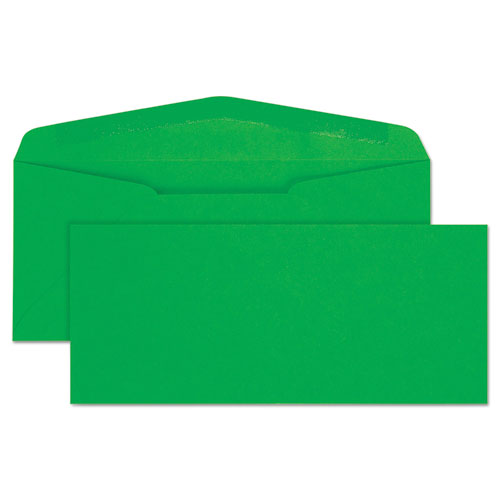 Quality Park™ Colored Envelope, #10, Commercial Flap, Gummed Closure, 4.13 X 9.5, Green, 25-pack freeshipping - TVN Wholesale