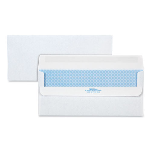 Quality Park™ Redi-seal Envelope, #10, Commercial Flap, Redi-seal Closure, 4.13 X 9.5, White, 500-box freeshipping - TVN Wholesale