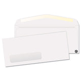 Quality Park™ Window Envelope, #10, Commercial Flap, Gummed Closure, 4.13 X 9.5, White, 500-box freeshipping - TVN Wholesale