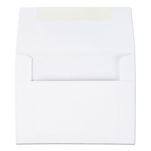 Quality Park™ Greeting Card-invitation Envelope, A-2, Square Flap, Gummed Closure, 4.38 X 5.75, White, 100-box freeshipping - TVN Wholesale