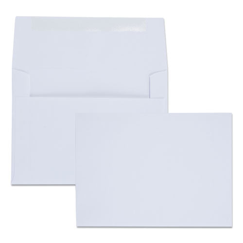 Quality Park™ Greeting Card-invitation Envelope, A-6, Square Flap, Gummed Closure, 4.75 X 6.5, White, 100-box freeshipping - TVN Wholesale