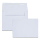 Quality Park™ Greeting Card-invitation Envelope, A-6, Square Flap, Gummed Closure, 4.75 X 6.5, White, 100-box freeshipping - TVN Wholesale