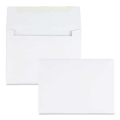 Quality Park™ Greeting Card-invitation Envelope, A-6, Square Flap, Gummed Closure, 4.75 X 6.5, White, 500-box freeshipping - TVN Wholesale
