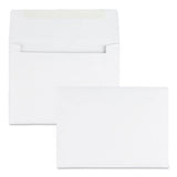 Quality Park™ Greeting Card-invitation Envelope, A-6, Square Flap, Gummed Closure, 4.75 X 6.5, White, 500-box freeshipping - TVN Wholesale