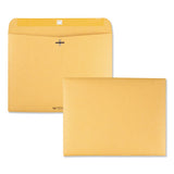 Quality Park™ Redi-file Clasp Envelope, #90, Cheese Blade Flap, Clasp-gummed Closure, 9 X 12, Brown Kraft, 100-box freeshipping - TVN Wholesale