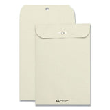 Quality Park™ Clasp Envelope, #63, Square Flap, Clasp-gummed Closure, 6.5 X 9.5, Executive Gray, 100-box freeshipping - TVN Wholesale