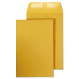 Quality Park™ Catalog Envelope, #1, Square Flap, Gummed Closure, 6 X 9, Brown Kraft, 100-box freeshipping - TVN Wholesale