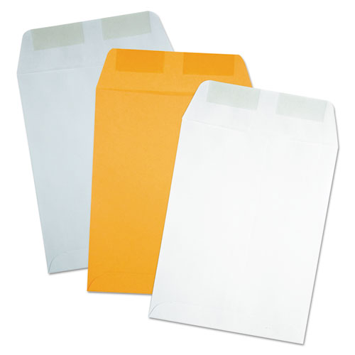 Quality Park™ Catalog Envelope, #1 3-4, Square Flap, Gummed Closure, 6.5 X 9.5, Brown Kraft, 500-box freeshipping - TVN Wholesale