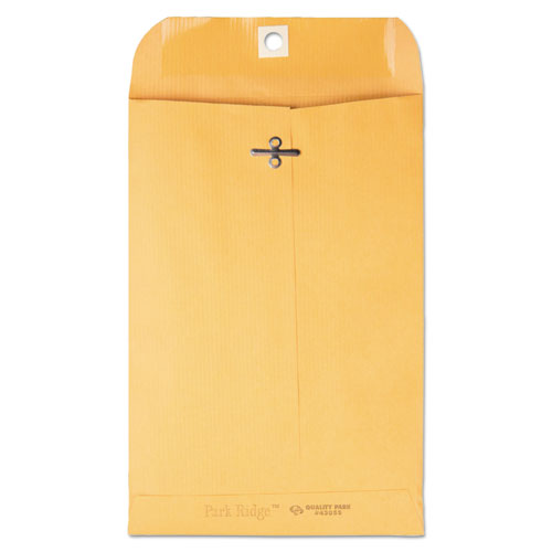 Quality Park™ Park Ridge Kraft Clasp Envelope, #55, Square Flap, Clasp-gummed Closure, 6 X 9, Brown Kraft, 100-box freeshipping - TVN Wholesale