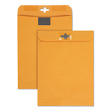 Quality Park™ Postage Saving Clearclasp Kraft Envelope, #97, Cheese Blade Flap, Clearclasp Closure, 10 X 13, Brown Kraft, 100-box freeshipping - TVN Wholesale