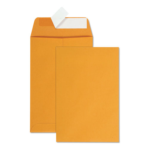 Quality Park™ Redi-strip Catalog Envelope, #1, Cheese Blade Flap, Redi-strip Closure, 6 X 9, Brown Kraft, 100-box freeshipping - TVN Wholesale