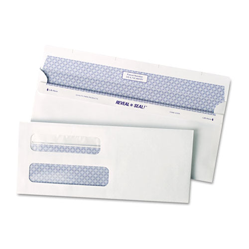 Quality Park™ Reveal-n-seal Envelope, #10, Commercial Flap, Self-adhesive Closure, 4.13 X 9.5, White, 500-box freeshipping - TVN Wholesale