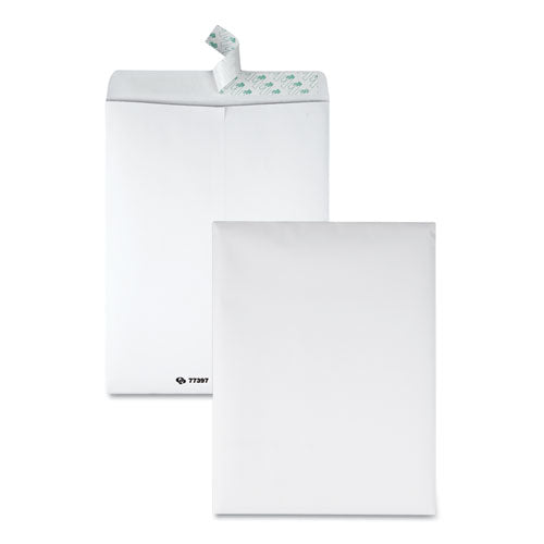 Quality Park™ Tech-no-tear Catalog Envelope, #13 1-2, Cheese Blade Flap, Self-adhesive Closure, 10 X 13, White, 100-box freeshipping - TVN Wholesale