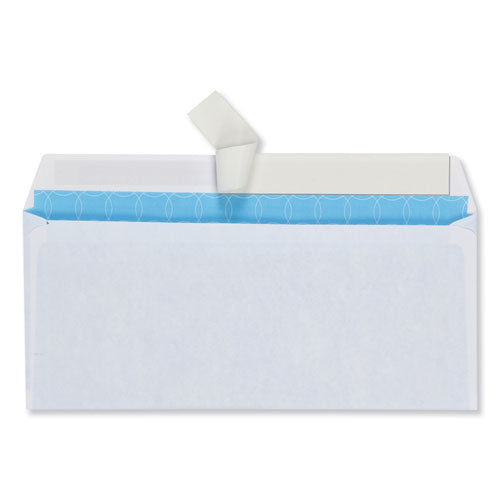 Quality Park™ Security Envelope, #10, Commercial Flap, Redi-strip Closure, 4.13 X 9.5, White, 500-box freeshipping - TVN Wholesale