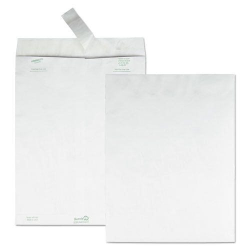 Survivor® Catalog Mailers, Dupont Tyvek, #10 1-2, Square Flap, Redi-strip Closure, 9 X 12, White, 100-box freeshipping - TVN Wholesale