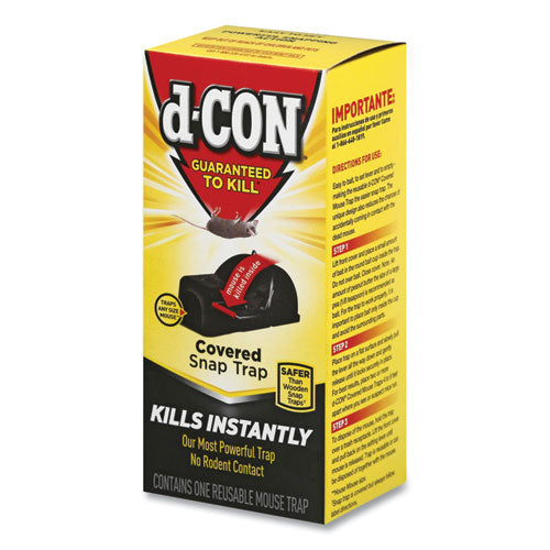 d-CON® Ultra Set Covered Snap Trap, Plastic freeshipping - TVN Wholesale