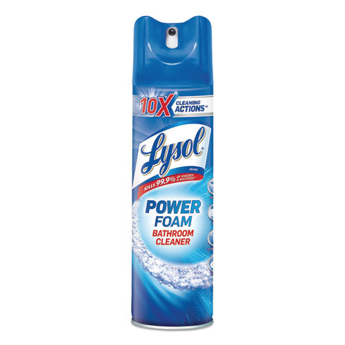 LYSOL® Brand Power Foam Bathroom Cleaner, 24 Oz Aerosol Spray freeshipping - TVN Wholesale