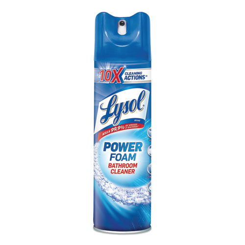 LYSOL® Brand Power Foam Bathroom Cleaner, 24 Oz Aerosol Spray, 12-carton freeshipping - TVN Wholesale