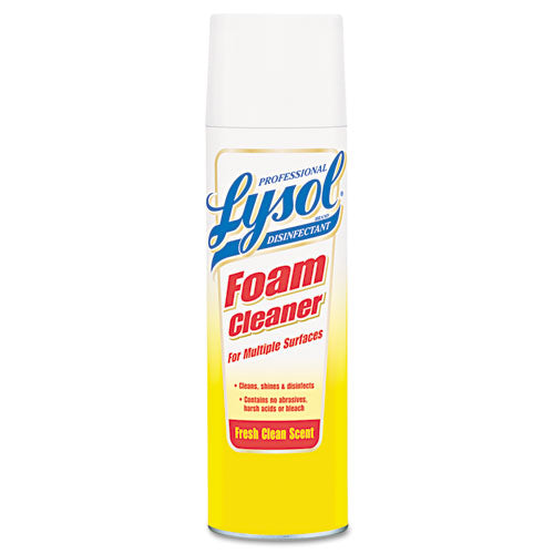 Professional LYSOL® Brand Disinfectant Foam Cleaner, 24 Oz Aerosol Spray, 12-carton freeshipping - TVN Wholesale