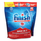 FINISH® Powerball Max In 1 Dishwasher Tabs, Original Scent, 46-pack freeshipping - TVN Wholesale