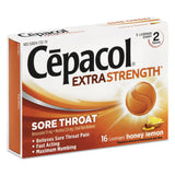 Cepacol® Extra Strength Sore Throat Lozenges, Honey Lemon, 16 Lozenges-box, 24 Box-carton freeshipping - TVN Wholesale