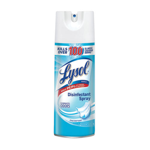 LYSOL® Brand Disinfectant Spray, Crisp Linen Scent, 12.5 Oz Aerosol Spray freeshipping - TVN Wholesale