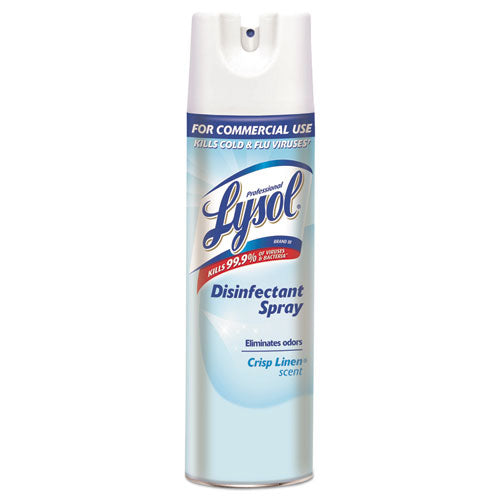 Professional LYSOL® Brand Disinfectant Spray, Crisp Linen, 19 Oz Aerosol Spray freeshipping - TVN Wholesale