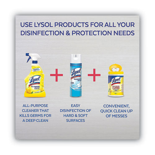 LYSOL® Brand Ready-to-use All-purpose Cleaner, Lemon Breeze, 32 Oz Spray Bottle freeshipping - TVN Wholesale