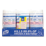 LYSOL® Brand Disinfecting Wipes, 7 X 7.25, Lemon And Lime Blossom, 80 Wipes-canister, 6 Canisters-carton freeshipping - TVN Wholesale