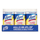 LYSOL® Brand Disinfecting Wipes, 7 X 7.25, Lemon And Lime Blossom, 80 Wipes-canister, 6 Canisters-carton freeshipping - TVN Wholesale